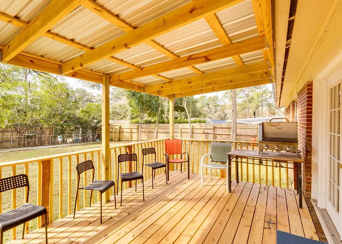 4 Mi To Fsu! Family Gem W/ Deck In Tallahassee